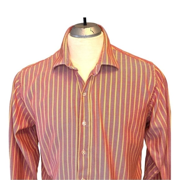 Hickey Freeman Button-up Shirt Woven in Italy - Picture 2 of 12